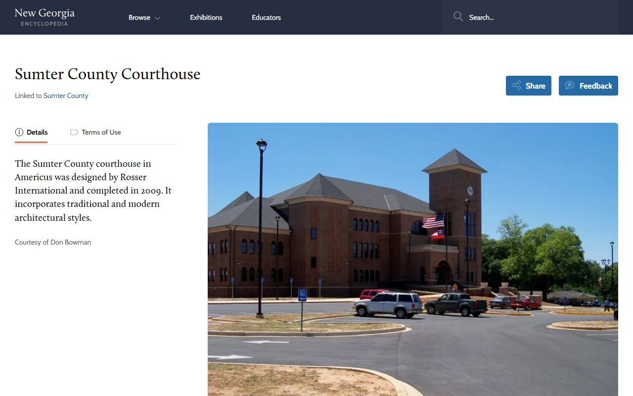 Sumter County court records courthouse history