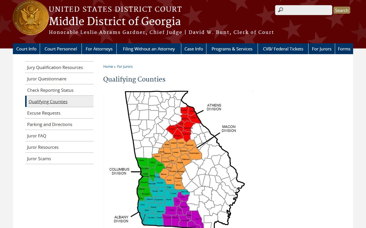Sumter County probate records Middle District qualifying counties